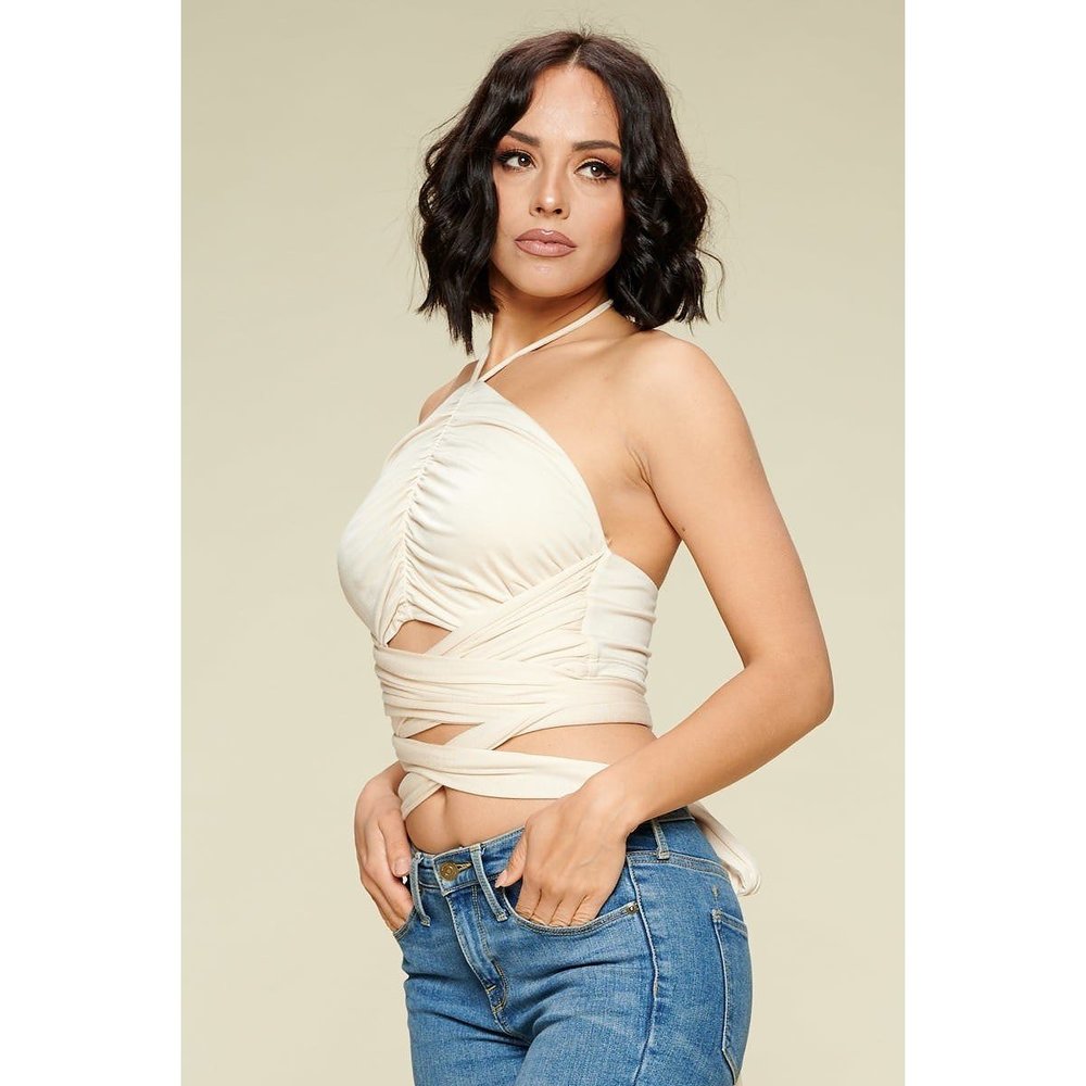 Crop Halter Top - Picture 4 of 7